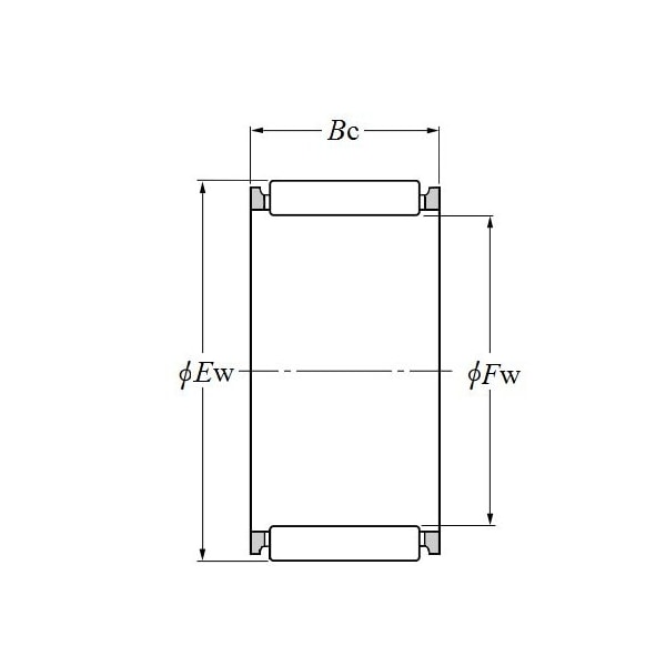 NTN PCJ283424, Needle Roller And Cage Assembly  175 In Id X 2125 In Od X 15 In W Steel